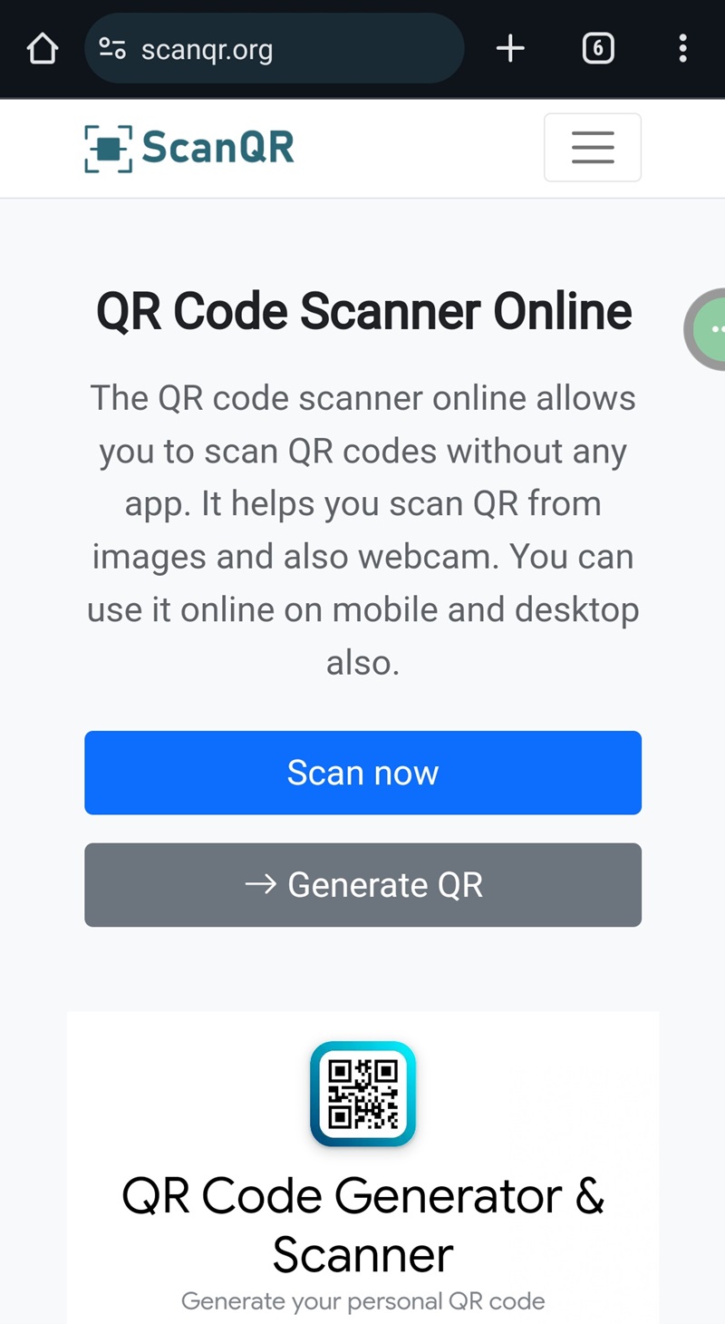 Cara Scan QR Codes Termudah 2