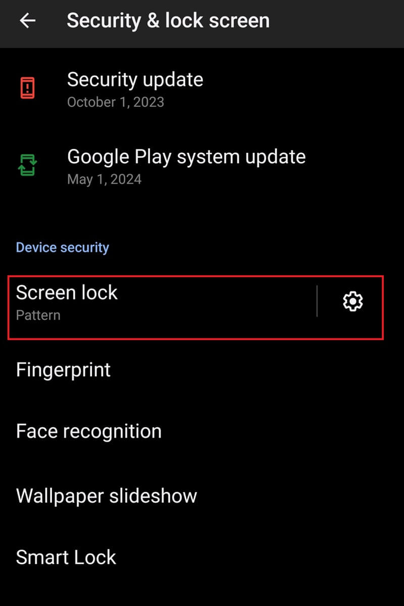 Cara Setting Password di HP Android 3