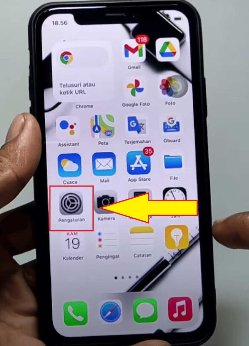 Cara Setting Password di iPhone 1Cara Setting Password di iPhone 1