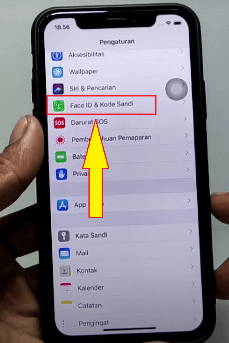 Cara Setting Password di iPhone 2