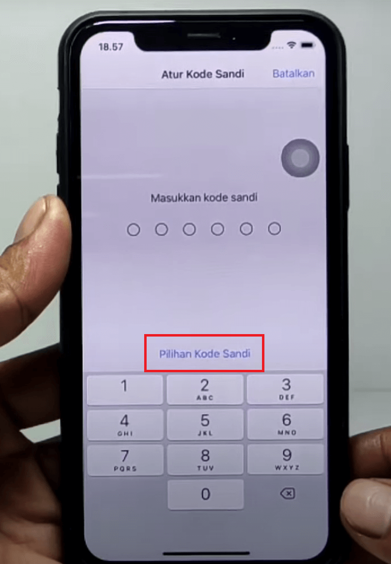 Cara Setting Password di iPhone 4