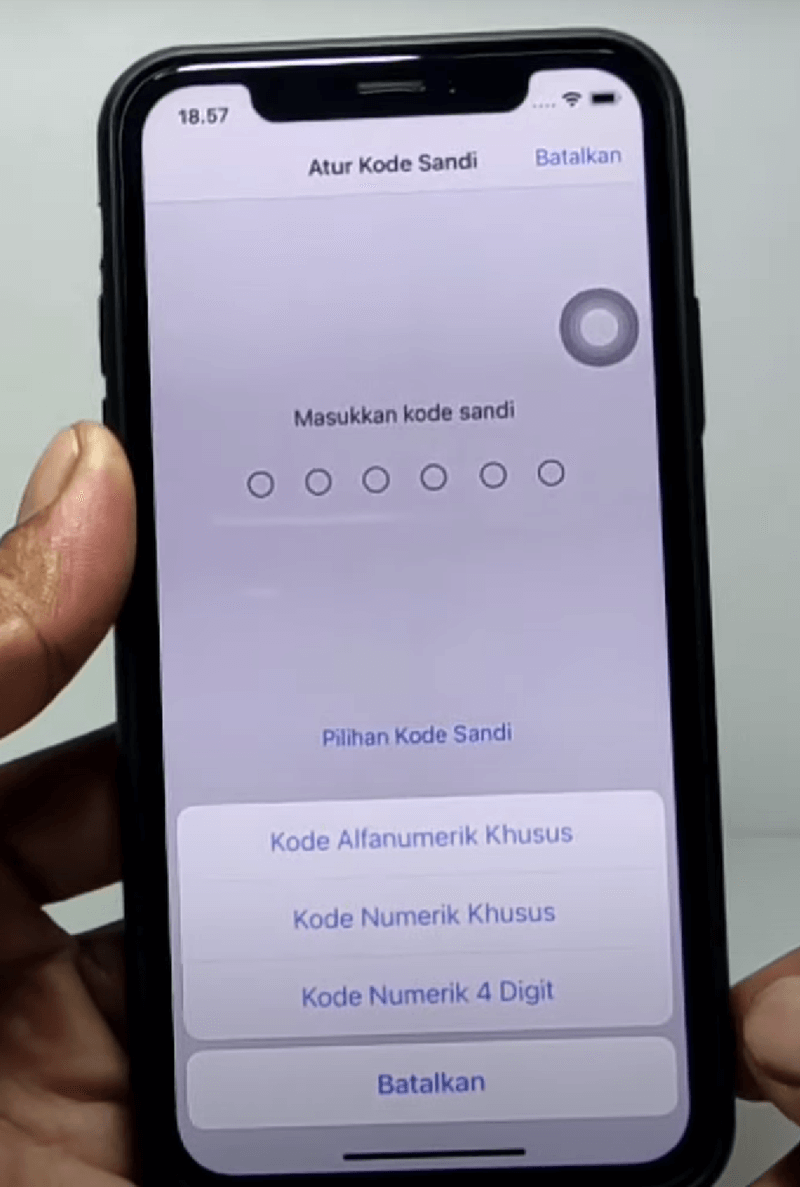 Cara Setting Password di iPhone 5