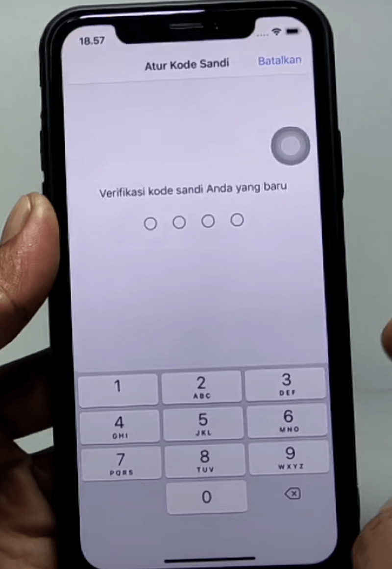 Cara Setting Password di iPhone 6