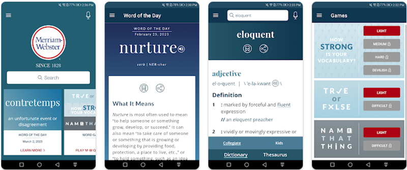 Dictionary - Merriam-Webster - kamus saku