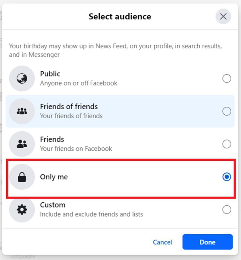Menghilangkan Kalender Ulang Tahun Facebook Lewat PC 6