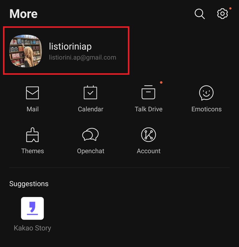 Cara Edit Profil di Kakaotalk 1