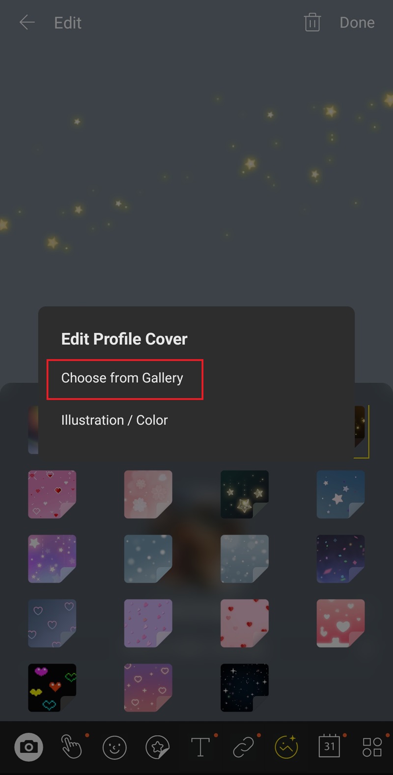 Cara Edit Profil di Kakaotalk 4