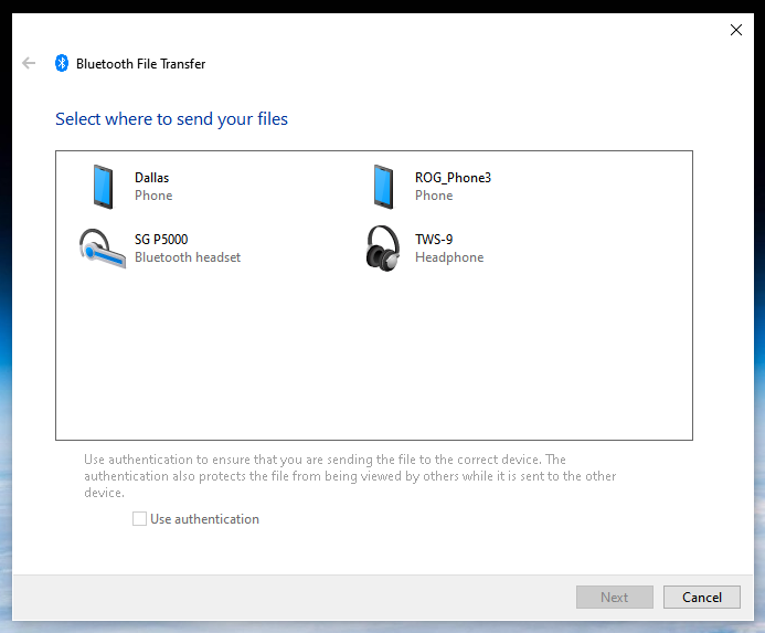 Cara Mengirim File dari Laptop ke HP Melalui Bluetooth - Step 2