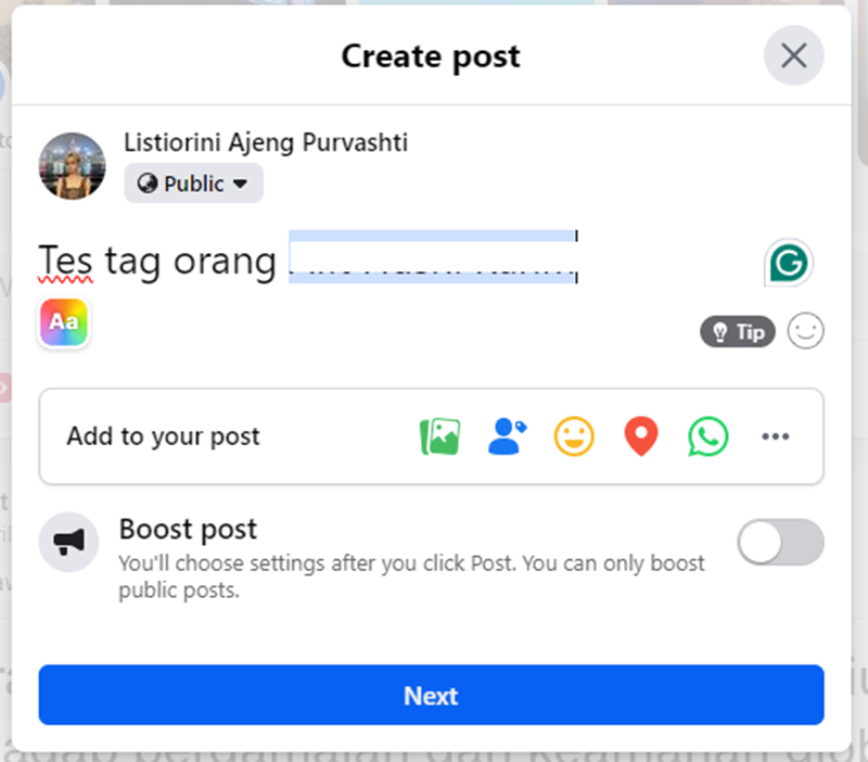 Cara Tag Teman di Facebook Lewat PC atau Laptop 3
