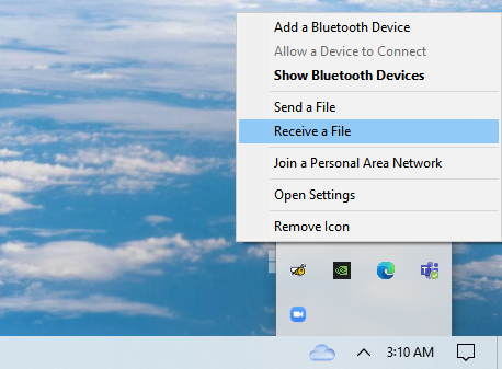 Cara mengirim file dari HP ke laptop dengan bluetooth - Step 1