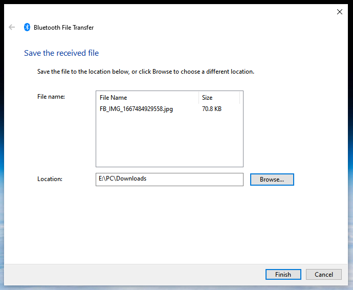 Cara mengirim file dari HP ke laptop dengan bluetooth - Step 3