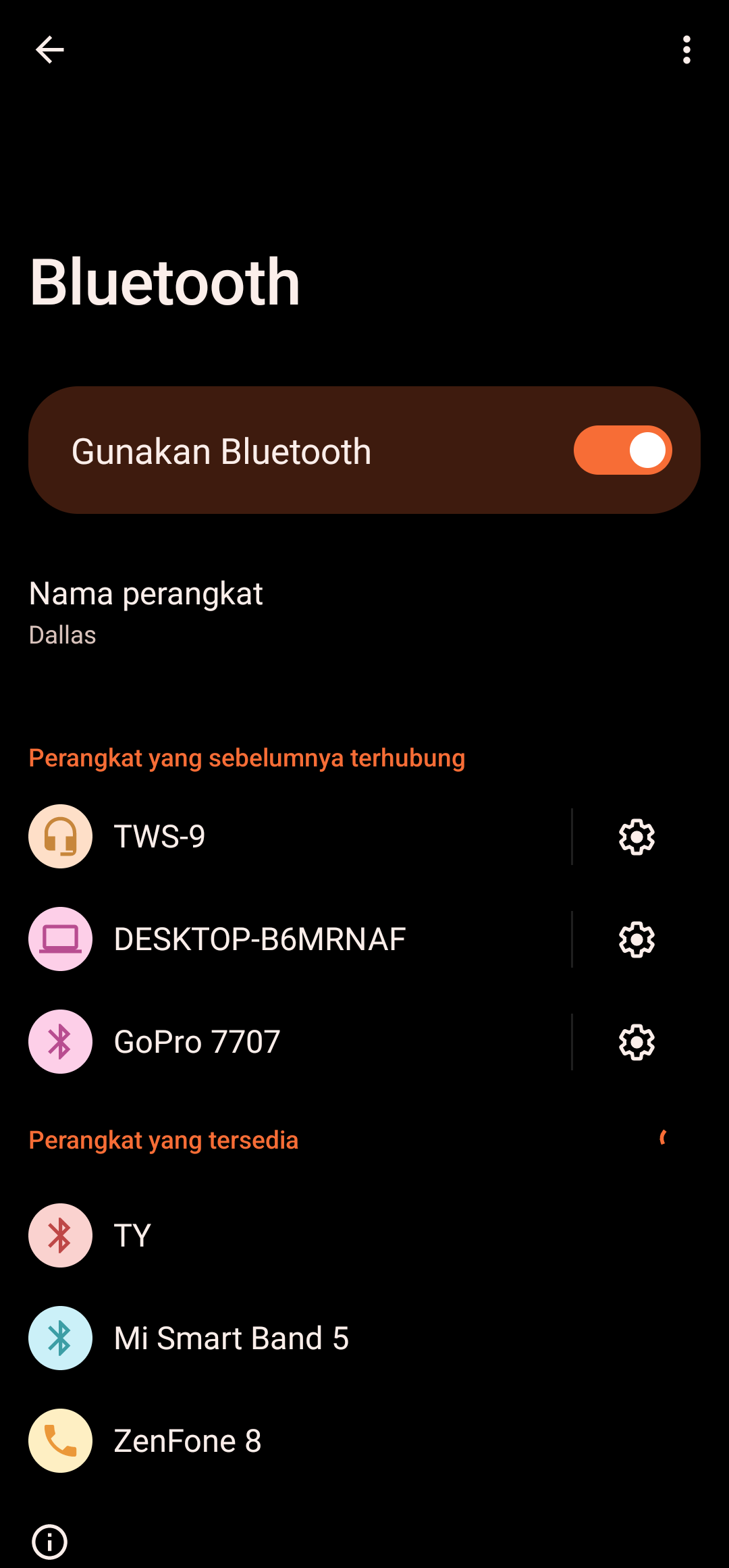 Cara Transfer File Lewat Bluetooth dari HP ke HP Android - Step 1