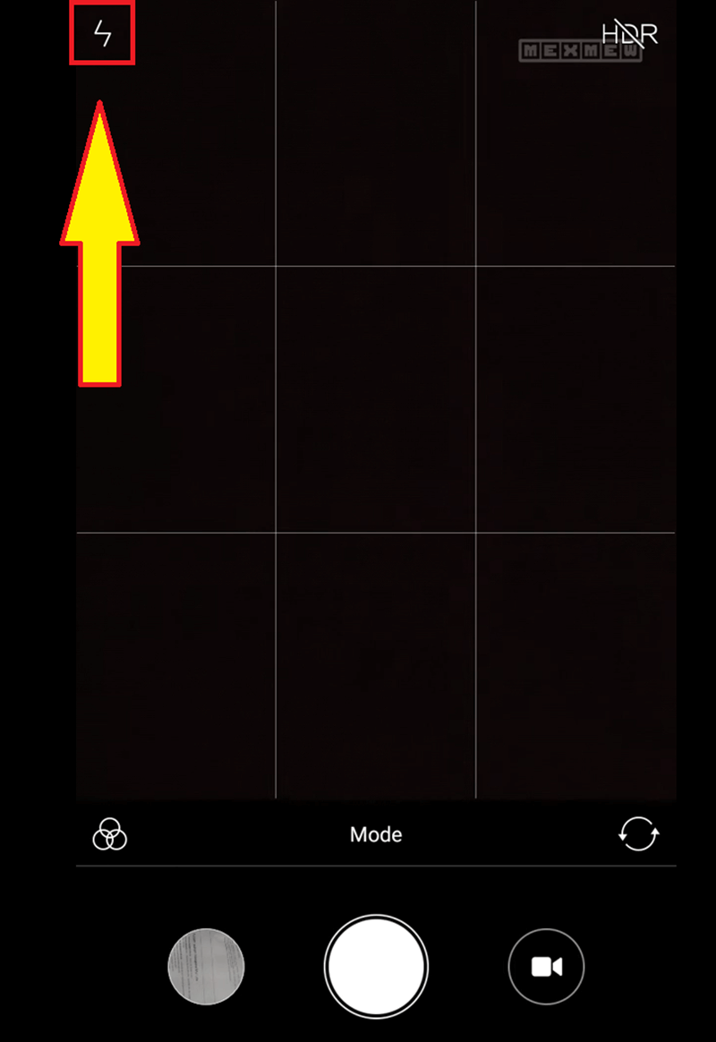 cara mematikan flash kamera Xiaomi 1