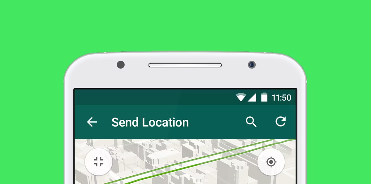 Location Sharing di WhatsApp