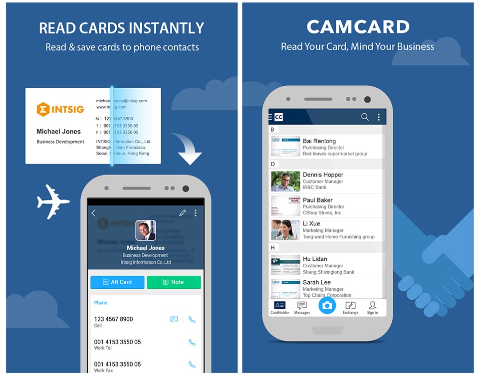 aplikasi scan kartu nama camcard