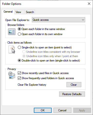 Cara Menghapus Recent Files di Windows - Step 2