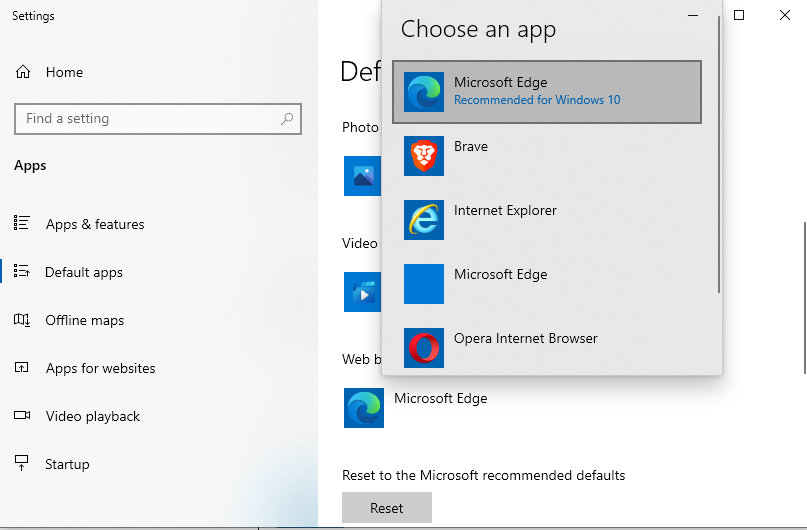 Cara Mengubah Browser Default di Windows 10 - Step 3