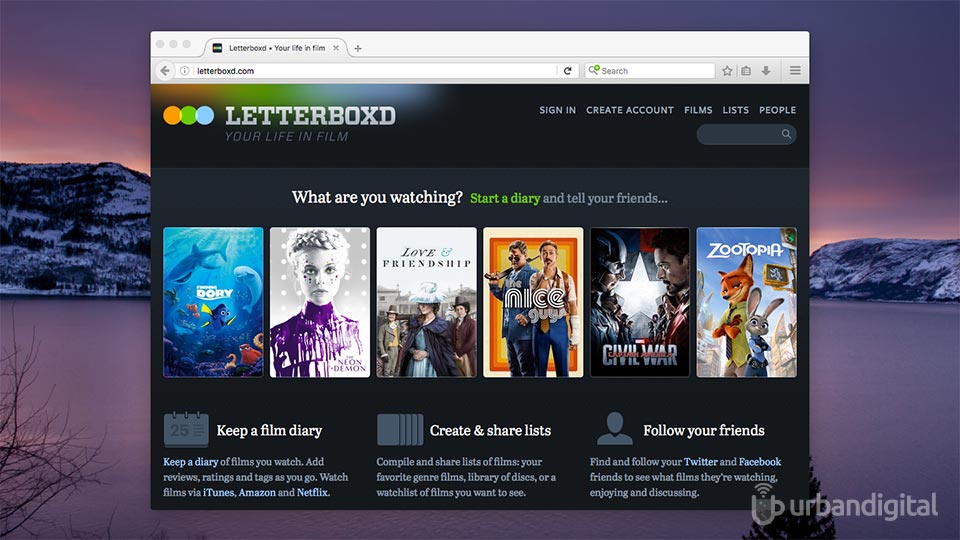 letterboxd website untuk moviegoers