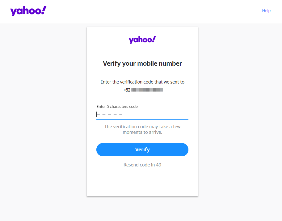 Cara Membuat Akun di Yahoo Mail - Step 3 Part 3