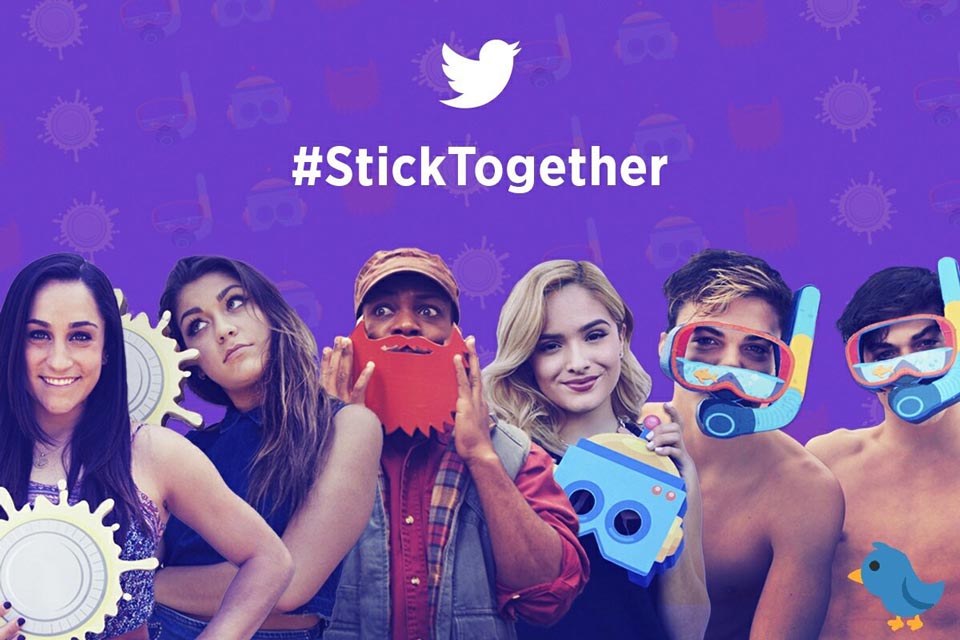 sticker foto twitter