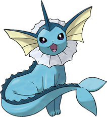foto pokemon terkuat - vaporeon