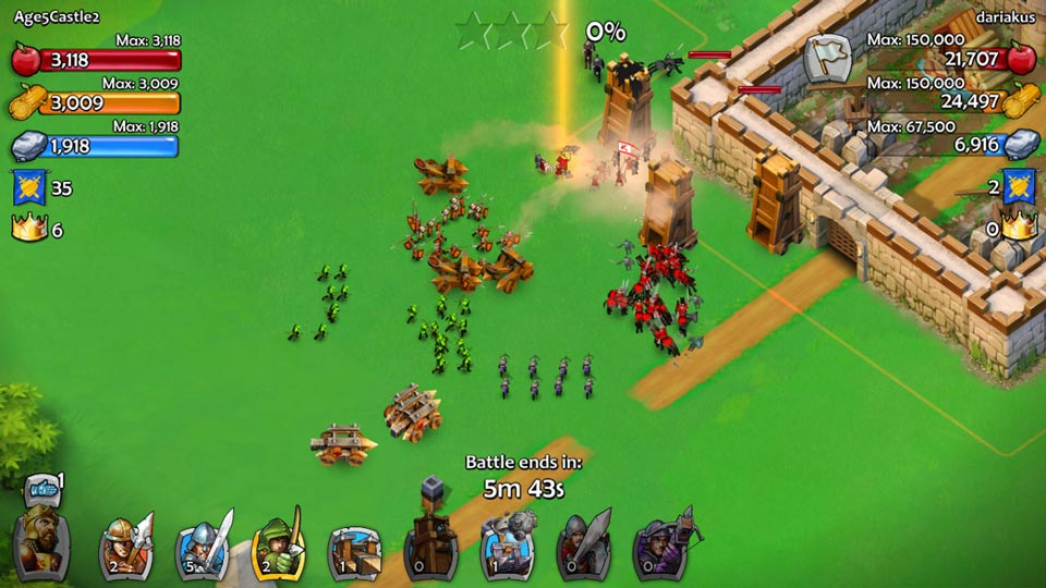 age of empire castle siege gameplay