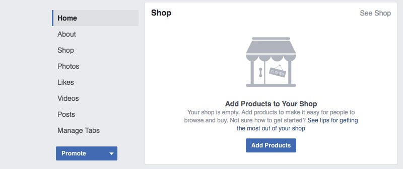 tambah produk di facebook shop