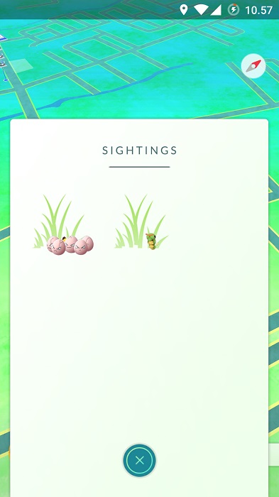update pokemon go - nearby pokemon