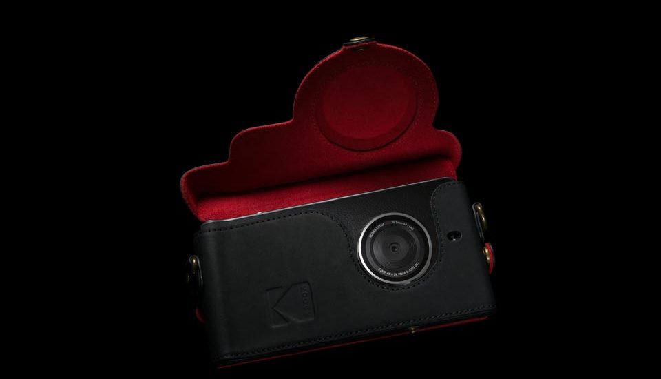kodak ektra leather bag black
