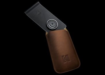 kodak ektra leather pouch brown