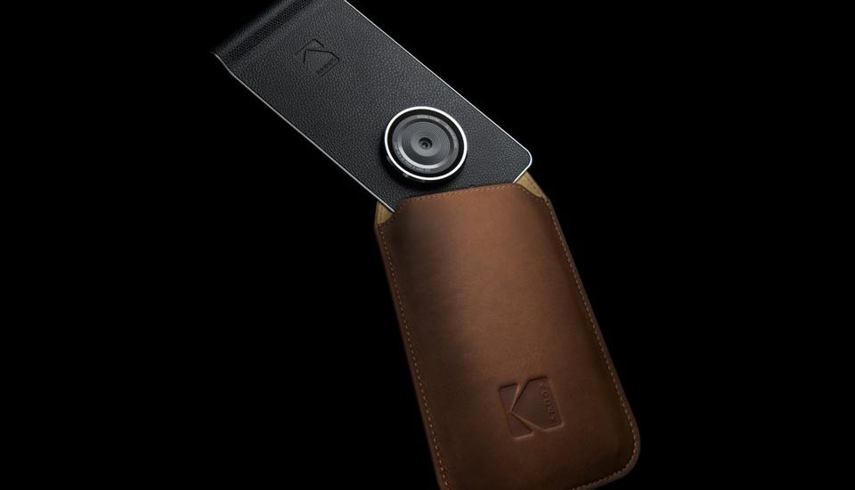 kodak ektra leather pouch brown