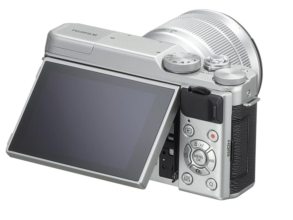kamera fujifilm x-a10 belakang