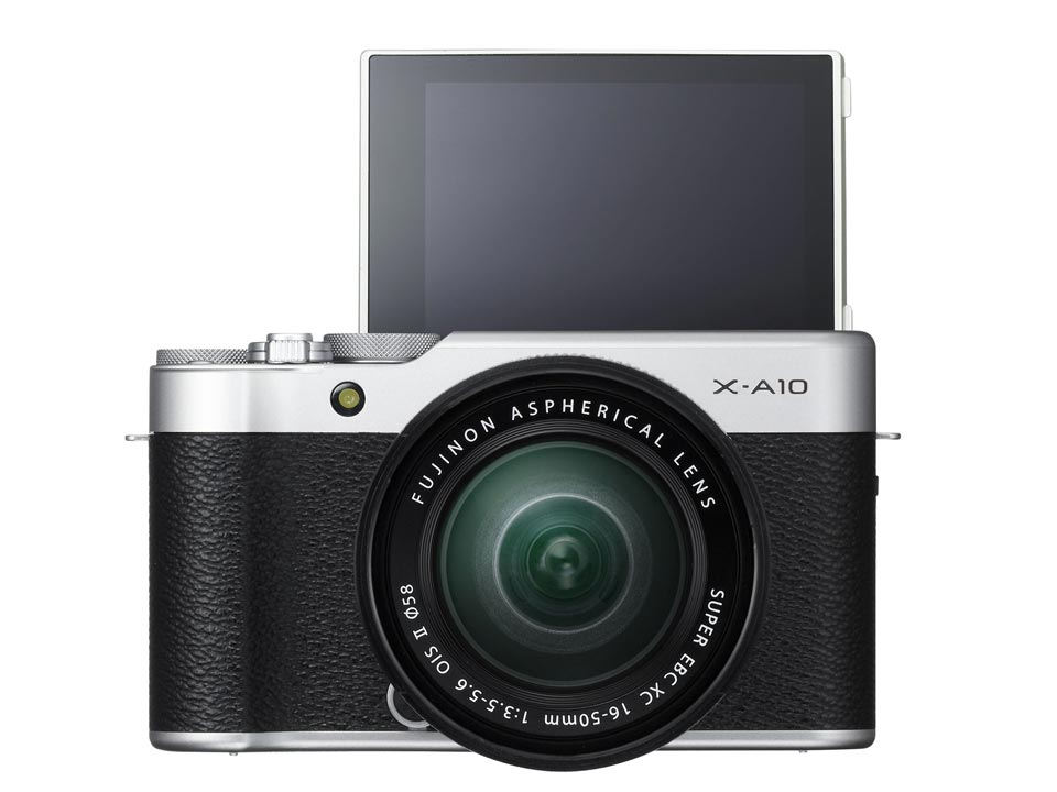 kamera mirrorless fujifilm x-a10 depan