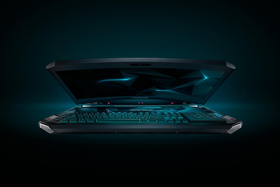 Laptop Game Acer Predator 21 X tampak depan