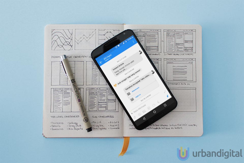 aplikasi email hop android