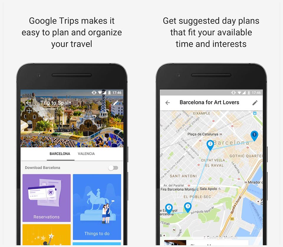 aplikasi travel google trips