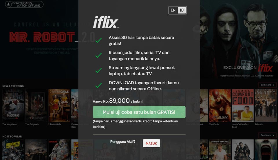 cara berlangganan iflix dan menonton film gratis