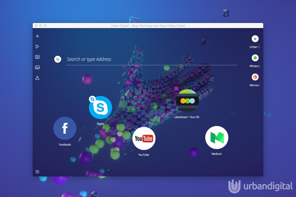 opera neon browser baru