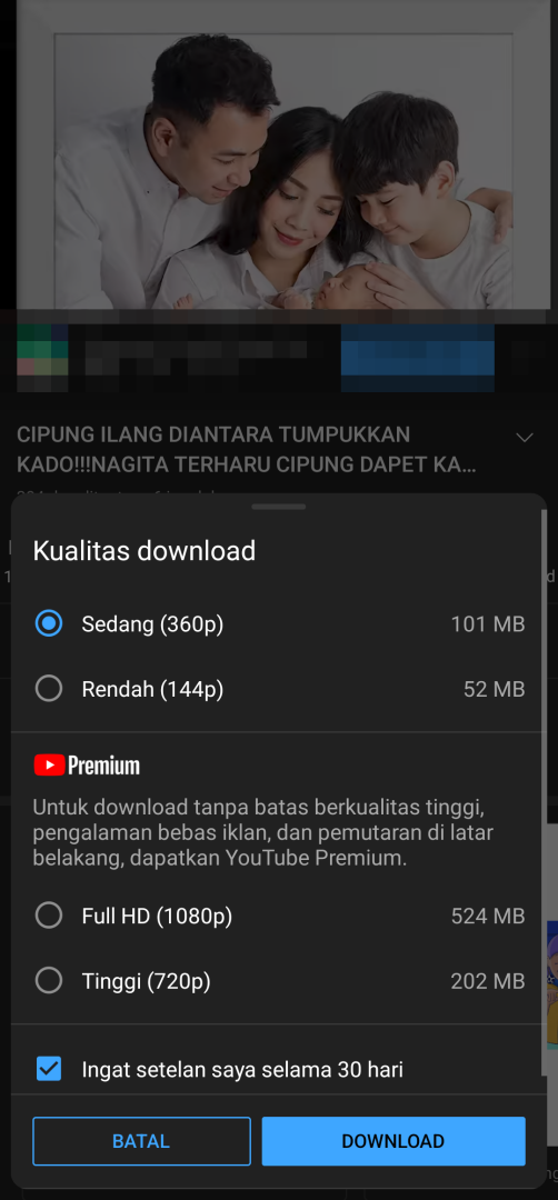 Cara Download Video YouTube untuk Ditonton Offline - Step 3