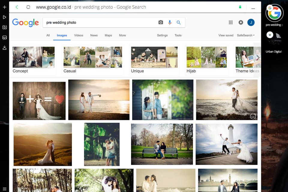 foto pre wedding di google images