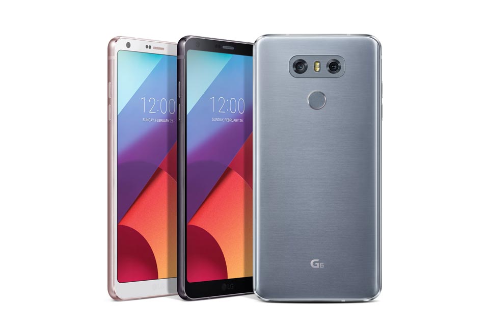 smartphone baru LG G6 belakang
