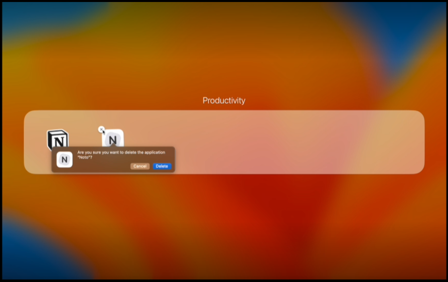 Cara Menghapus aplikasi Mac dari Launchpad - Step 4