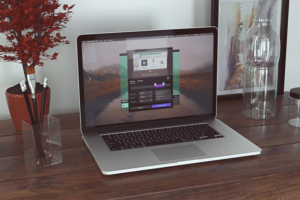 merekam desktop mac dengan giphy capture