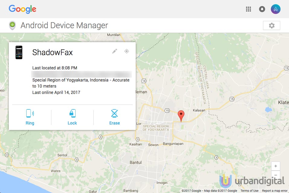 website android device manager
