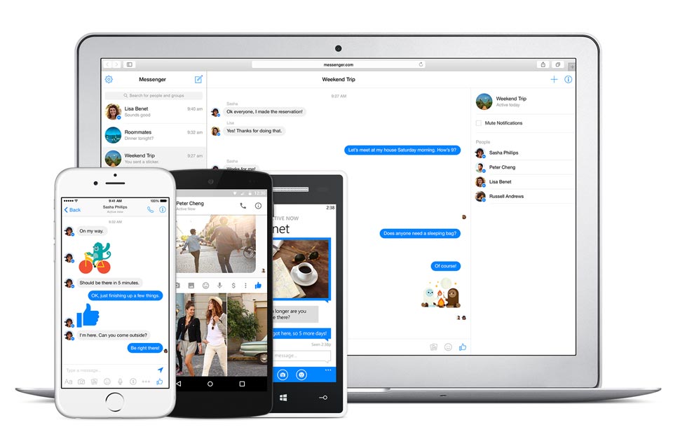 aplikasi chatting Messenger banyak platform