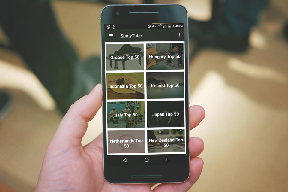 lihat tren lagu populer di spotytube