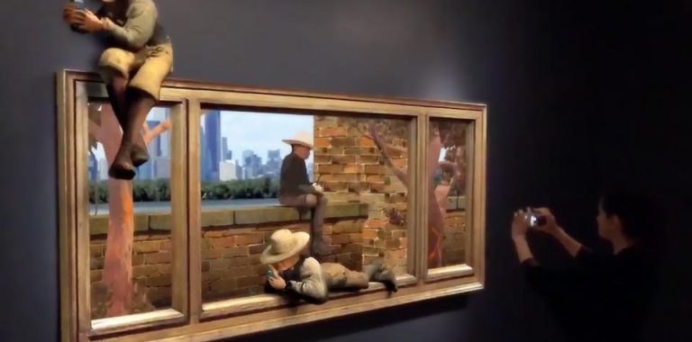 menggunakan augmented reality di museum