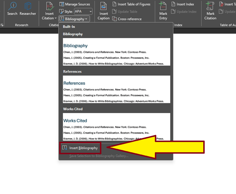 Cara Membuat Daftar Pustaka Ms Word 11