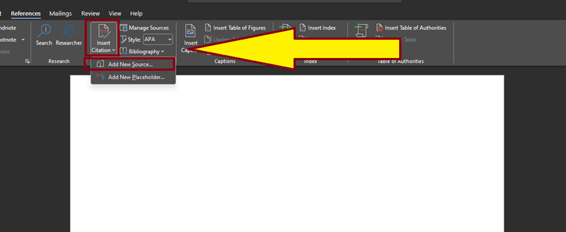 Cara Membuat Daftar Pustaka Ms Word 2