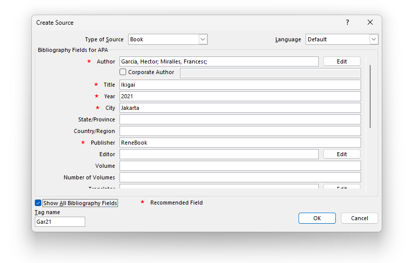 Cara Membuat Daftar Pustaka Ms Word 6